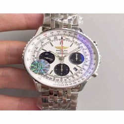 Breitling Navitimer 01 AB0121211G1A1 JF Stainless Steel White 