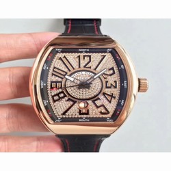 Franck Muller Vanguard V45 Noob Rose Gold Diamond 