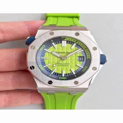 Audemars Piguet Royal Oak Offshore Diver 15710ST.OO.A038CA.01 JF Stainless Steel Green 
