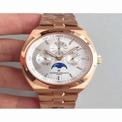 Vacheron Constantin Overseas Ultra Thin Perpetual Calendar 4300V/120G-B102 BF Rose Gold Silver 