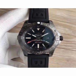 Breitling Avenger II GMT A3239011/BC35/153S/A20D.2 GF Black Stainless Steel Black 