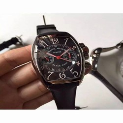 Franck Muller Casablanca Black Casa Chronograph FM 8880 C CC Stainless Steel Black & Red 