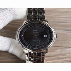 Omega De Ville Prestige Co-Axial 39.5MM 424.10.40.20.06.001 GP V2 Stainless Steel Black 