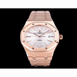 Audemars Piguet Royal Oak 15450 JF V5 Rose Gold Silver 