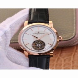 Vacheron Constantin Traditionnelle Tourbillon 6000T/000R-B346 OX Rose Gold White 