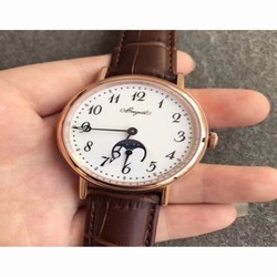 Breguet Classique Moonphase 9088BR/29/964/DD0D Noob Rose Gold White 