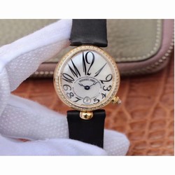 Breguet Reine de Naples 8918BA/58/964/D00D ZF Yellow Gold & Diamonds Mother Of Pearl 