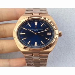 Vacheron Constantin Overseas 47040 8F Rose Gold Blue 