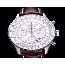 Breitling Navitimer GMT AB044121/G783/756P/A20BA.1 JF Stainless Steel White 