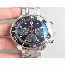 Omega Seamaster Diver 300M Co-Axial Chronograph 44MM 212.32.44.50.01.001 OM Stainless Steel Black 