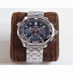 Omega Seamaster Diver 300M Co-Axial Chronograph 44MM 212.30.44.50.01.001 AC V2 Stainless Steel Black 