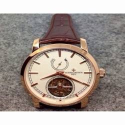 Vacheron Constantin Patrimony Tourbillon Rose Gold White 