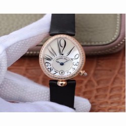 Breguet Reine de Naples 8918BR/58/964/D00D ZF Rose Gold & Diamonds Mother Of Pearl 