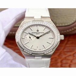 Vacheron Constantin Overseas Automatic 37MM 2305V Noob Stainless Steel & Diamonds White 