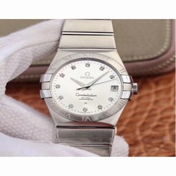 Omega Constellation 123.10.38.21.52.001 38MM SSS Stainless Steel Silver 