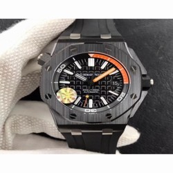 Audemars Piguet Royal Oak Offshore Diver 15707CE.OO.A002CA.01 JF V5S Black Ceramic Black & Orange 
