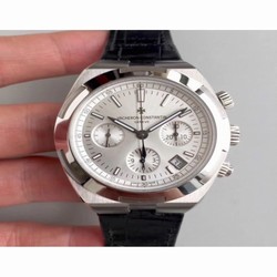 Vacheron Constantin Overseas Chronograph 5500V/110A-B075 JF Stainless Steel Silver 