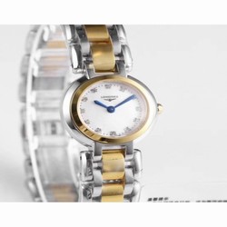 Longines Primaluna Ladies KZ Stainless Steel & Yellow Gold Mother Of Pearl 