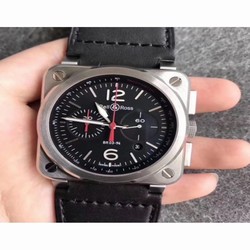 Bell & Ross BR 03-94 Chronograph Noob Stainless Steel Black 