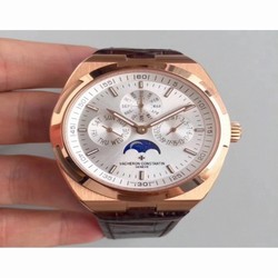 Vacheron Constantin Overseas Ultra Thin Perpetual Calendar 4300V/120G-B102 BF Rose Gold Silver 