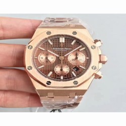 Audemars Piguet Royal Oak Chronograph 26331 JH Rose Gold Chocolate 