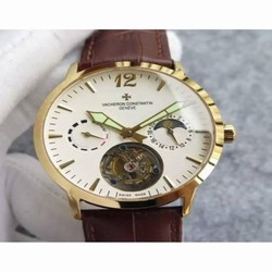 Vacheron Constantin Patrimony Tourbillon Rose Gold White 