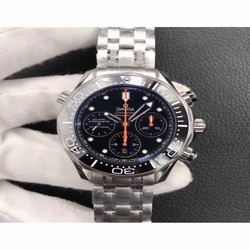 Omega Seamaster Diver 300M Co-Axial Chronograph 44MM 212.32.44.50.01.001 Noob Stainless Steel Black 