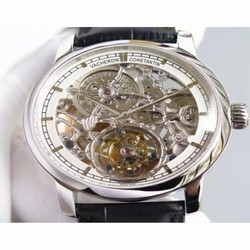 Vacheron Constantin Patrimony Tourbillon Stainless Steel Skeleton & White 