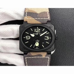 Bell & Ross BR 03-92 PVD Bape Noob V3 PVD Black Apes 