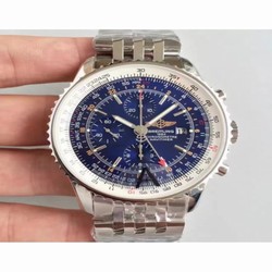 Breitling Navitimer World A2432212/C561-443A JF Stainless Steel Blue 