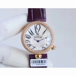 Breguet Reine de Naples 8918BR/58/964/D00D ZF Rose Gold & Diamonds Mother Of Pearl 