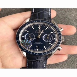 Omega Speedmaster Moonwatch Co-Axial Chronograph 44.25MM 311.93.44.51.03.001 OM V2 Stainless Steel Blue 