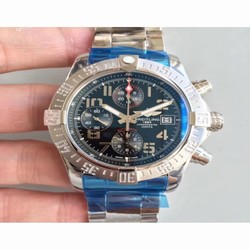 Breitling Avenger II Automatic Chronograph GF Stainless Steel Black 