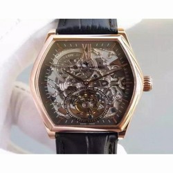 Vacheron Constantin Malte Tourbillon Rose Gold Skeleton & Black 