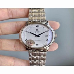 Omega De Ville Prestige Co-Axial 39.5MM 424.10.40.20.02.001 GP V2 Stainless Steel Silver 