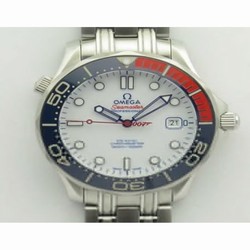 Omega Seamaster Diver 300M Co-Axial 41MM Commander 007 212.32.41.20.04.001 MK Stainless Steel White 