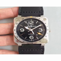 Bell & Ross BR 03-93 GMT ZF Stainless Steel Black 