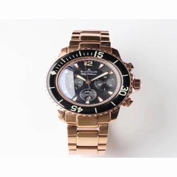Blancpain Fifty Fathoms Flyback Chronograph 5085F-3630-52 UF Rose Gold Black 