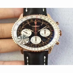 Breitling Navitimer 01 RB012012.BA49.435X.R20BA.1 JF Rose Gold Black 