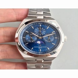 Vacheron Constantin Overseas Ultra Thin Perpetual Calendar 4300V/120G-B102 BF Stainless Steel Blue 