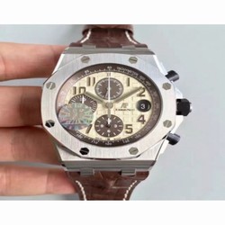 Audemars Piguet Royal Oak Offshore 26470ST.OO.A801CR.01 JF V2 Stainless Steel Brown 