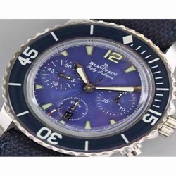 Blancpain Fifty Fathoms Flyback Stainless Steel Blue 