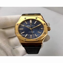 Audemars Piguet Royal Oak 15400 JF Yellow Gold Blue 