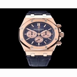 Audemars Piguet Royal Oak Chronograph 26331 OM Rose Gold Blue 