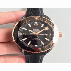 Omega Seamaster Planet Ocean 600M GMT Deep Black 215.63.46.22.01.001 JH PVD Black 
