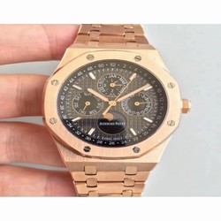 Audemars Piguet Royal Oak Perpetual Calendar 41MM 26574OR.OO.1220OR.01 BF Rose Gold Black 