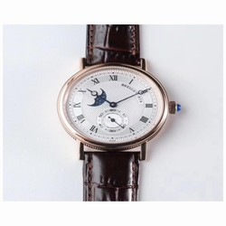 Breguet Classique Moonphase 4396 GXG Rose Gold Silver 