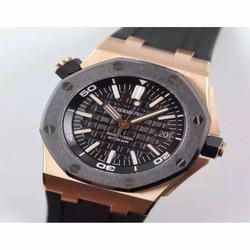 Audemars Piguet Royal Oak Offshore Diver 15340 Rose Gold Black 