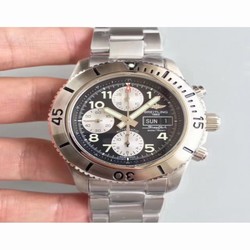 Breitling Superocean Chronograph Steelfish A13341C3/BD19/162A GF Stainless Steel Black 