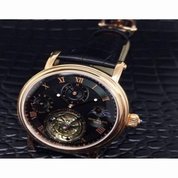 Patek Philippe Tourbillon Moonphase 24H Power Reserve Rose Gold Black 